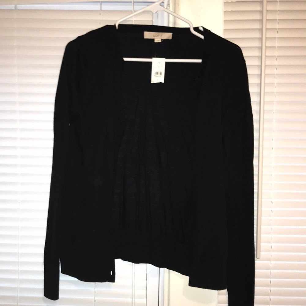 LOFT Black Cardigan